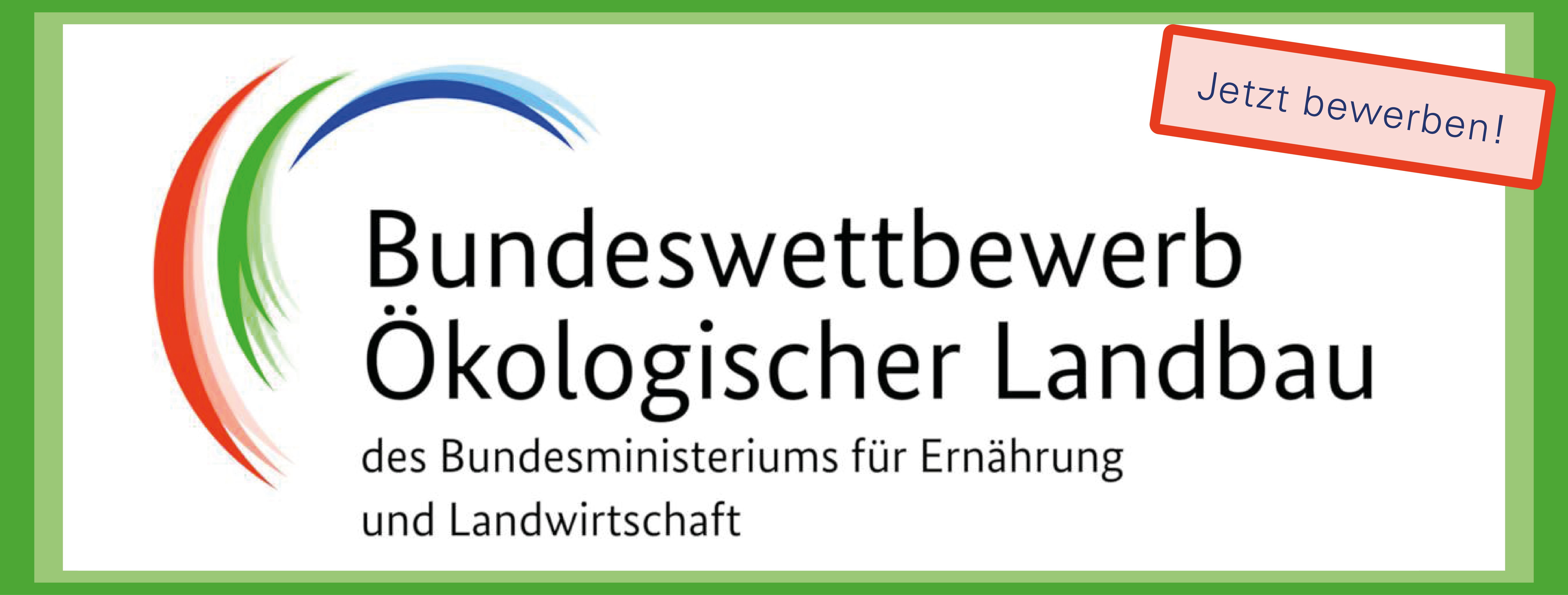 Symbolbild - Logo Bundeswettbewerb Ökologischer Landbau