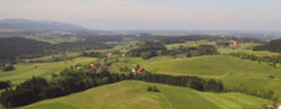 Blick über die Landschaft bei Ravensburg